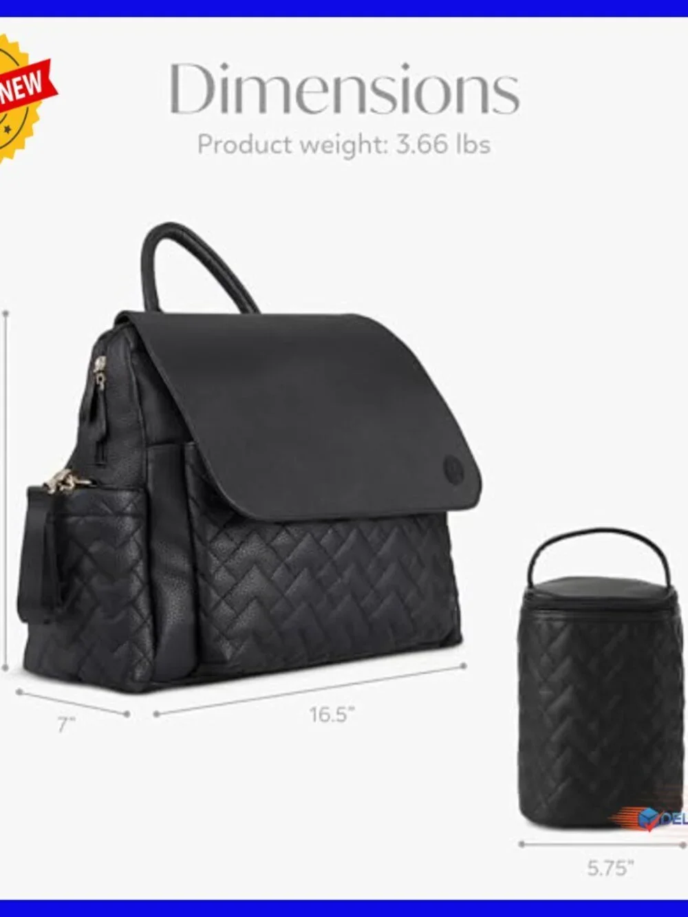 Large Travel Diaper Backpack Set with USB-C Port and 11 Pockets